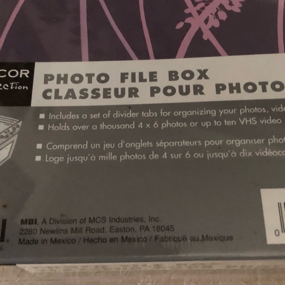 Decorative File Box - Picture 3 of 3